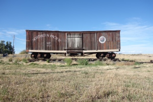 This was a few miles out of Reardon, WA. A beautiful old boxcar that caught my eye. This is where I noticed my license plate was gone; stolen by the Spokane freeway less than a half hour earlier. Great site to sit down and call a friend for advice.