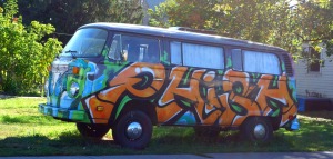 This Phish van may have proved to have been my favorite Graffiti in Missoula, MT.